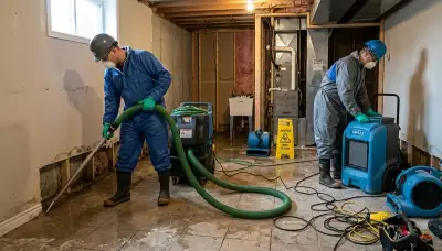 Dayton, OH basement flood cleanup with water extraction for homes after severe flooding