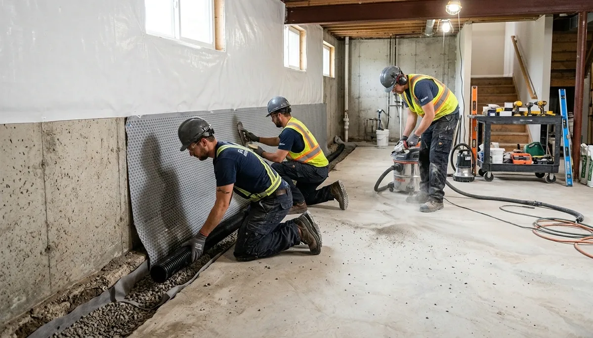 Basement Waterproofing Image 1