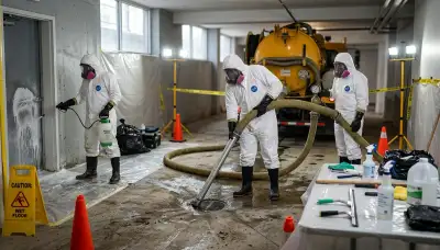 Sewage cleanup team restoring a Dayton, OH home after a sewer backup with full sanitation