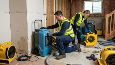Structural drying equipment for Dayton, OH homes after water damage cleanup