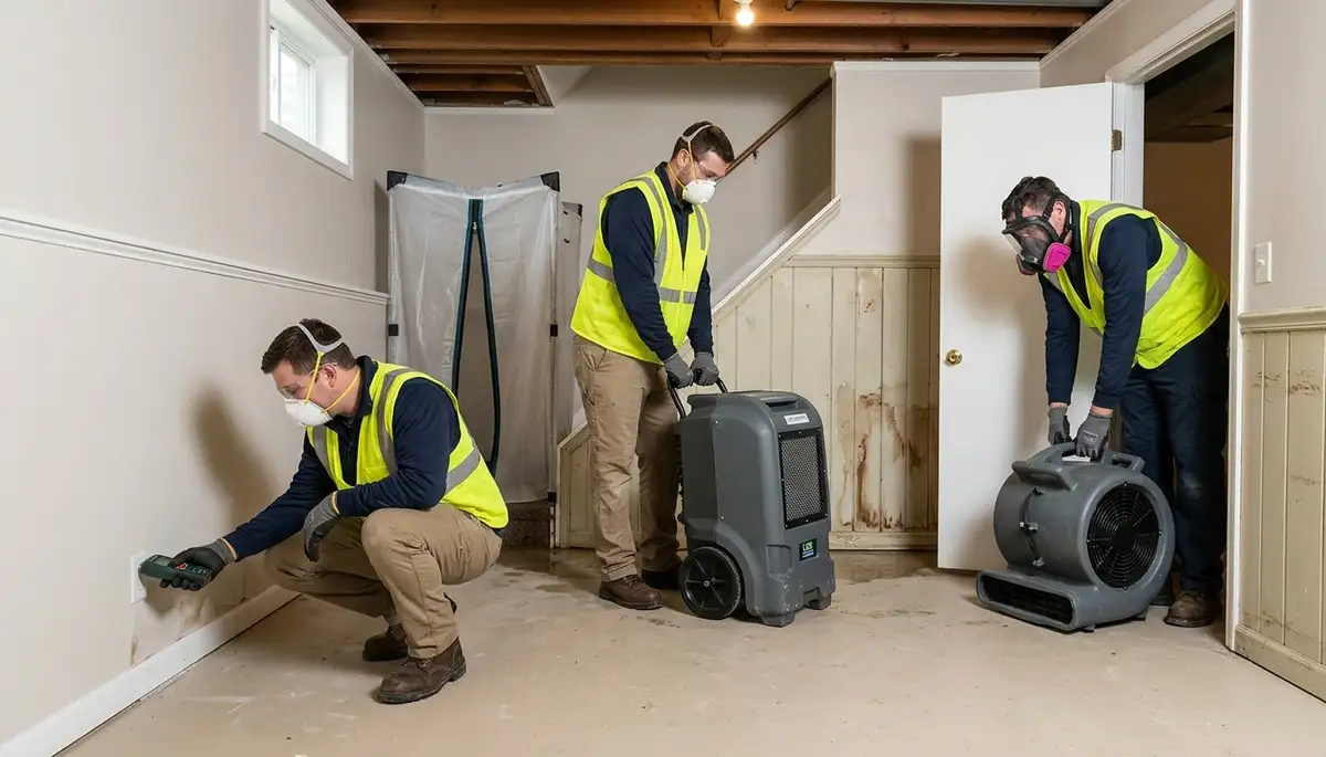 Water damage repair team serving Dayton, OH for fast water extraction and cleanup