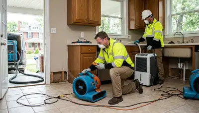 Water damage repair team serving Dayton, OH with professional restoration service