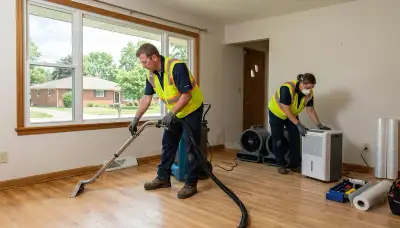 Water damage repair team serving Dayton, OH for emergency cleanup and restoration