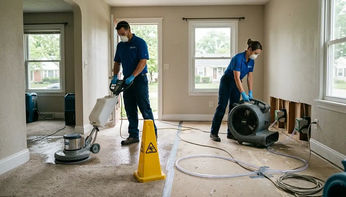 Water damage repair team serving Dayton, OH for fast cleanup and restoration