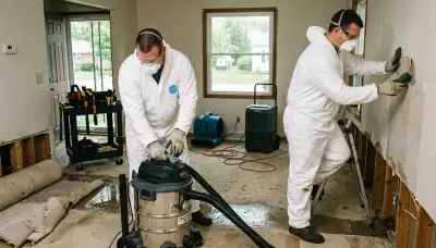 Water damage repair team serving Dayton, OH for emergency cleanup and restoration