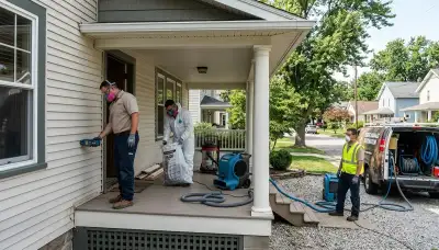Water damage repair team serving Dayton, OH with professional restoration services