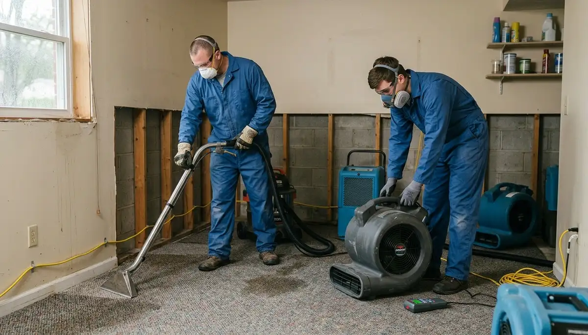 Water damage repair team serving Dayton, OH for residential and commercial restoration