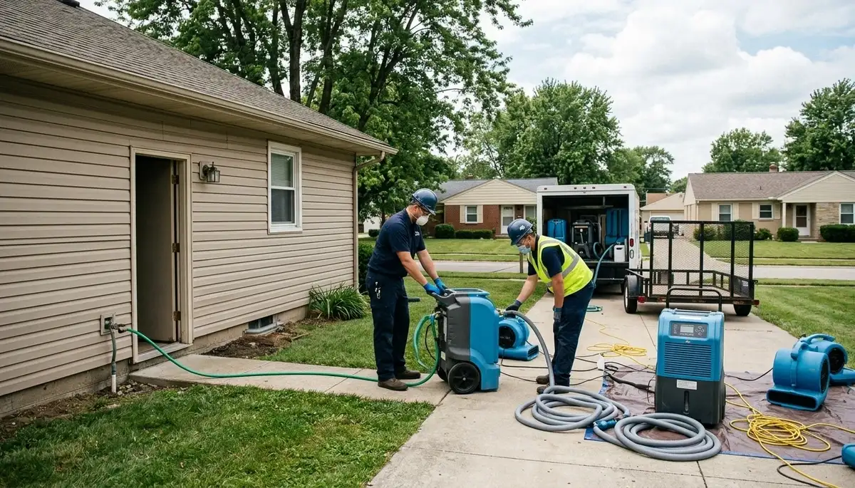 Water damage repair team serving Dayton, OH for home and business restoration