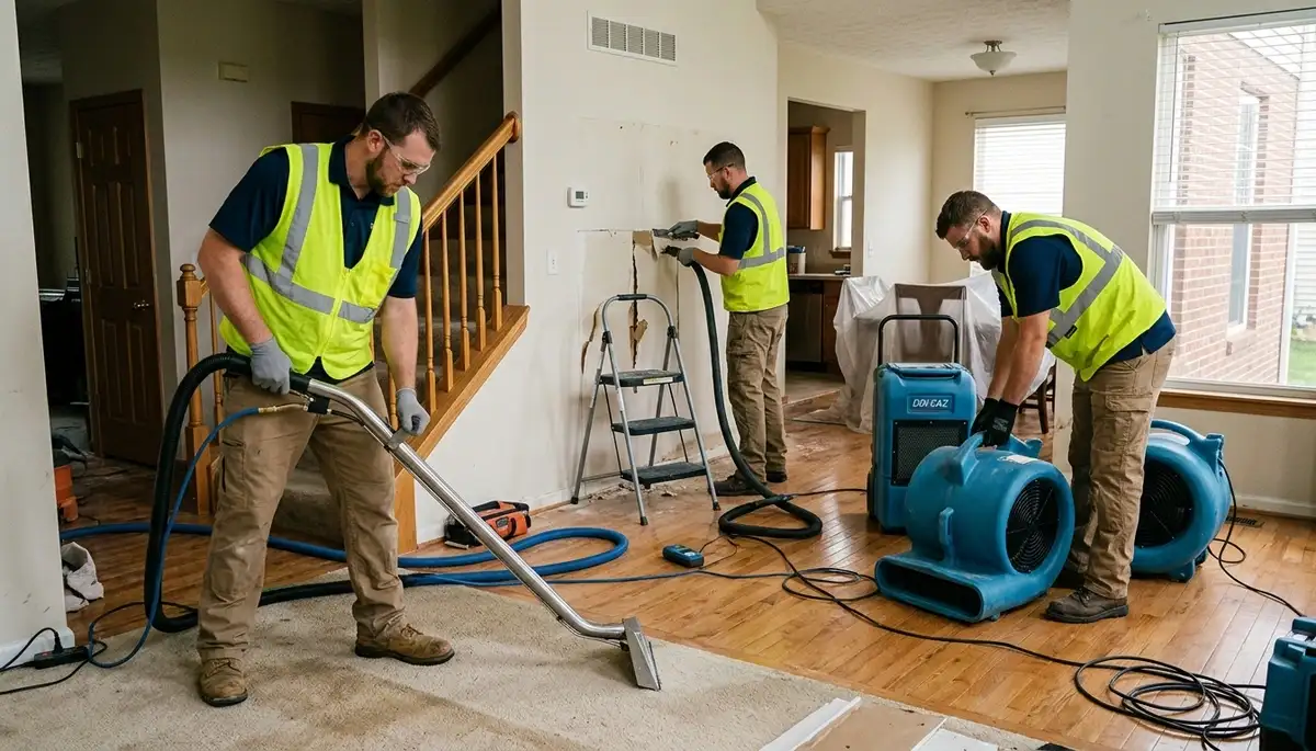 Water damage repair team in Dayton, OH serving local homes and businesses
