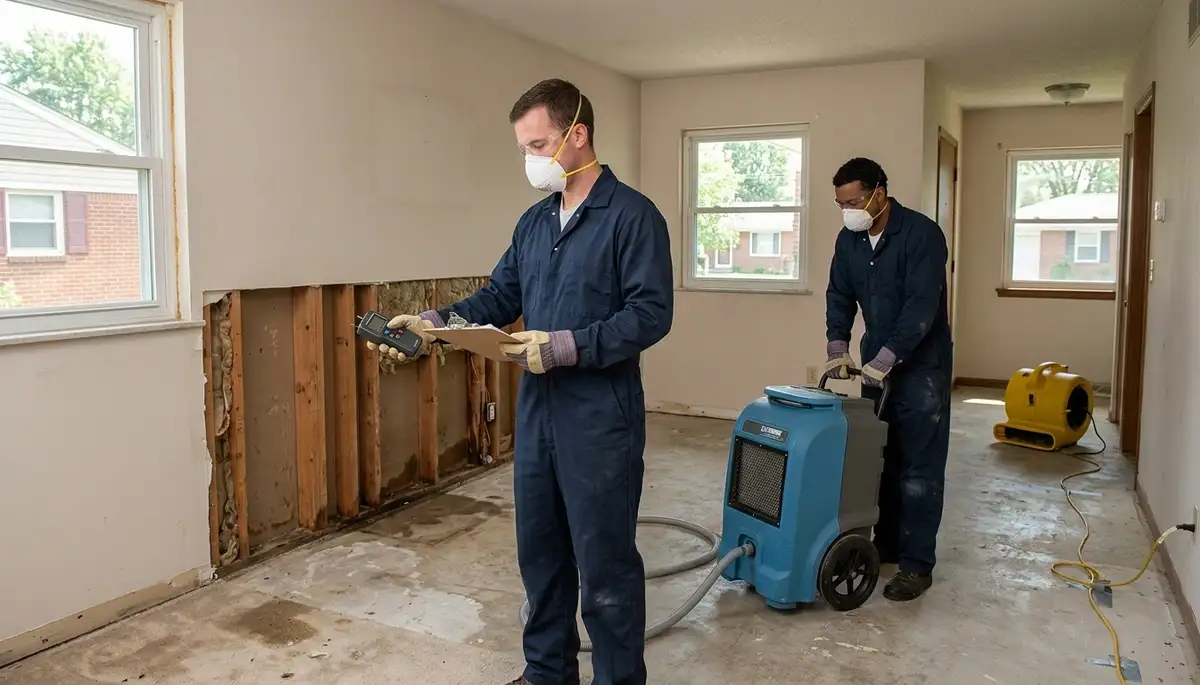Water damage repair team serving Dayton, OH for emergency cleanup and restoration